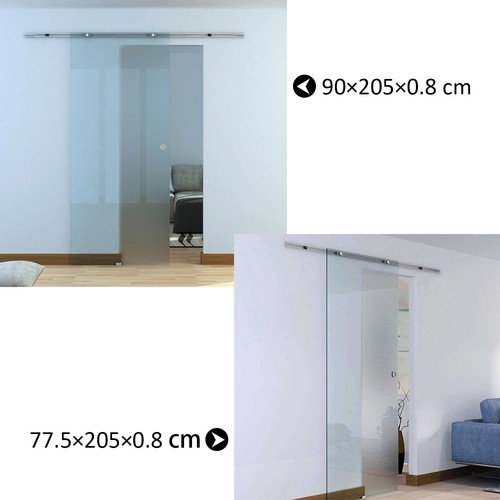 Homcom porta scorrevole vetro - homcom,