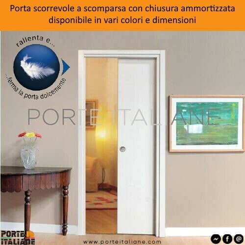 Porta scorrevole scomparsa - scorrevole, a