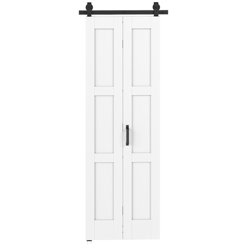 Homcom porta scorrevole muro - porta, a