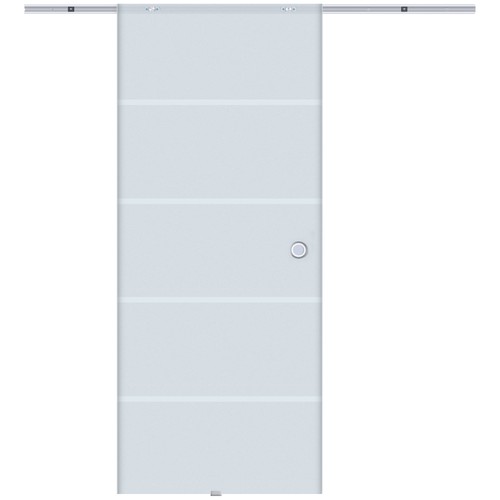 Homcom kit porta scorrevole - homcom,