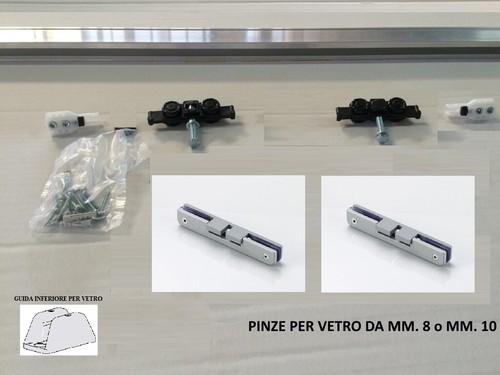 Kit sistema scorrevole con - sistema,