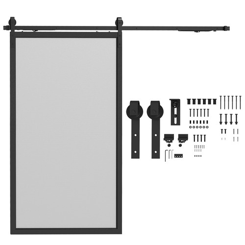 Homcom kit porte scorrevoli - porte,
