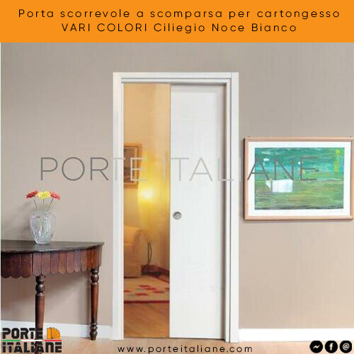 Porta scorrevole scomparsa - porta, a