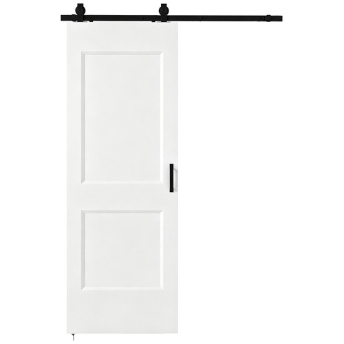 Homcom porta scorrevole muro - scorrevole, a
